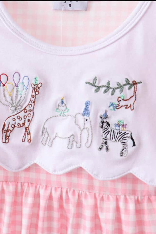 Circus smocked animal set