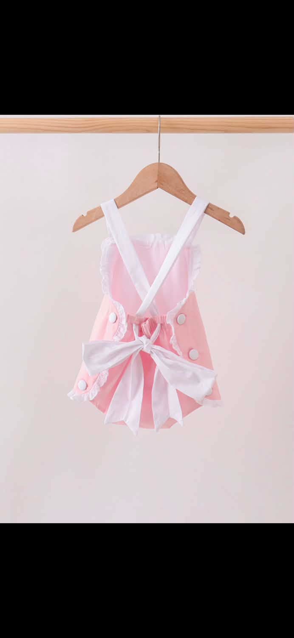 Pink Ribbon Ruffle Bow Bubble