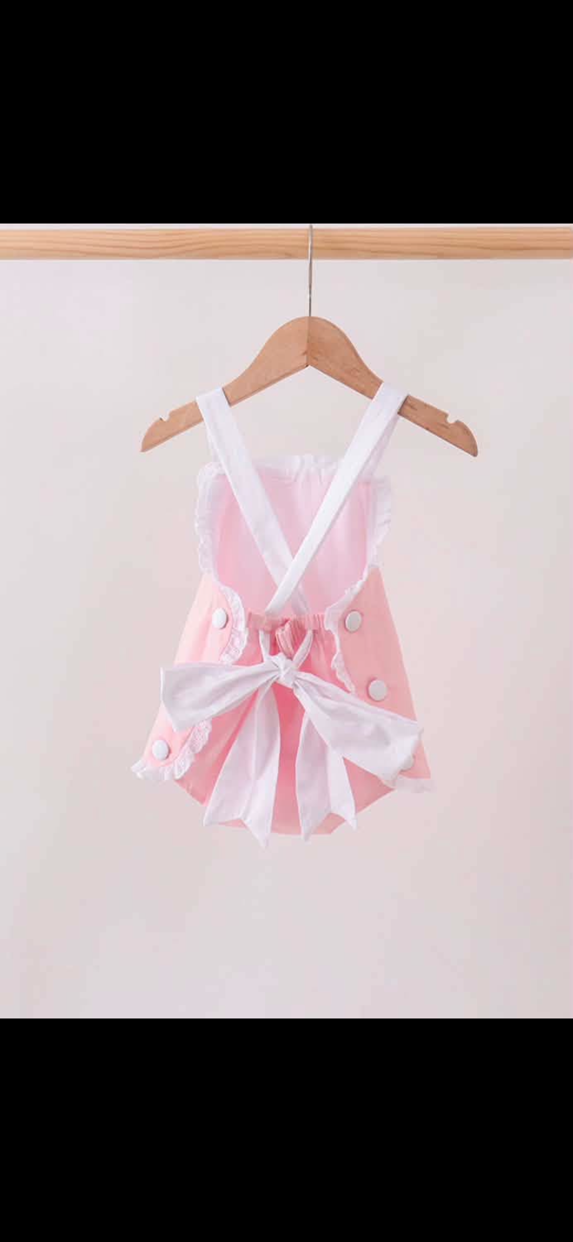 Pink Ribbon Ruffle Bow Bubble